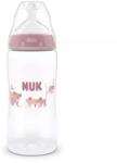 Nuk Biberon pentru bebeluși First Choice PP 300 ml. Control al temperaturii cu tetină din silicon M, 3+ luni. Koala fată 10216341