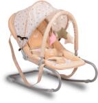 Moni Șezlong pentru copii Lulu bej R8008 107568 Balansoar bebelusi