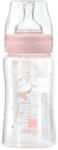 KikkaBoo Biberon din sticlă 240 ml Hippo Dreams Pink 31302020121