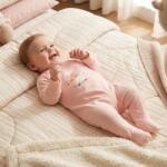 Rainy Salopetă pentru bebeluși Little Lamb cu mâneci lungi, 56-74 cm, model „bomboană