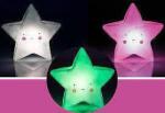 Interbaby Lampa LED pentru copii Stea roz 04-02LAM