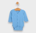 Rainy Body pentru bebeluși cu închidere în față, mâneci lungi, 48 - 62 cm, albastru