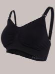 Carriwell Sutien fără cusături, căptușit, pentru gravide și mame care alăptează Padded Maternity & Nursing Black 5714399033208