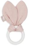 Jollein Jucărie de dentiție pentru bebeluși Bunny Ears Wild Rose