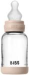 BIBS Bib pentru bebeluși din sticlă 120 ml. (silicon) Blush