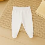 Rainy Pantaloni cu botoșei pentru bebeluși, 48-62 cm, ecru