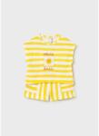 Mayoral Set pentru bebeluși din 2 piese cu pantaloni scurți Galben 26-01208-056