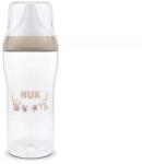 Nuk Biberon pentru bebeluși Perfect Match PP 360 ml cu tetină din silicon XL, 6+ luni, Maimuță