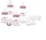 Nuk Set cadou Nuk First Choice+ Perfect Start Temperature Control, 8 piese, roz