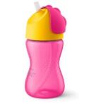 Philips Pahar cu pai Bendy 300 ml, 12+ luni, roz 00A. 0521.002