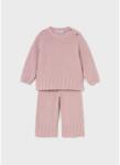 Mayoral Set pentru bebeluși cu pantaloni din tricot roz 15-02592-010