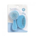 Interbaby Set pieptene și perie Blue