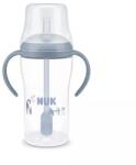 Nuk Biberon cu pai Perfect Match 8+ 260 ml Pinguin, băiat