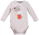 Eevi Body pentru bebeluși Mellow cu mâneci lungi Grey 56 - 62 cm (1-4 luni)