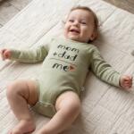 Rainy Body pentru bebeluși cu mâneci lungi 48-86 cm. Mom + dad