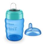 Philips Pahar pentru trecerea la pahar fără mânere 9 luni+ 260 ml, albastru 00A. 0489.003