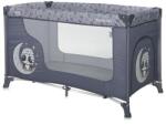 Lorelli Pătuț pentru bebeluși Moonlight, 1 nivel, Cool Grey Pandas 10080392362