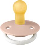 BIBS De Lux GLOW Suzetă din cauciuc 2 buc. (0-6 luni) Blush/Vanilla