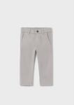Mayoral Pantaloni lungi drepți din bumbac Better Cotton Chino Basic crom 13-00521-044