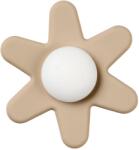 Nattou Jucărie de ros pentru bebeluși din silicon Flower Spinner Clay