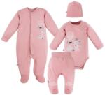 Eevi Set pentru bebeluși 4 piese Mellow Mișle roz 56 cm