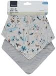 Kikkaboo Set de 2 bavete din muselină Dreamy Fields Grey 31303030071 Bavata