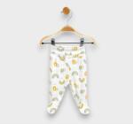 Rainy Pantaloni cu botoșei pentru bebeluși cu talie pliabilă, 48-74 cm, Melc cu curcubeu