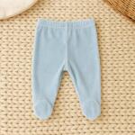 Rainy Pantaloni cu botoșei pentru bebeluși, 48-74 cm, albastru