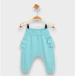 Rainy Pantaloni lungi pentru bebeluși cu buzunare 62-92 cm. aqua