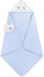 Interbaby Set prosop pentru bebeluși cu bavetă 100x100 cm. Cachirulo Blue