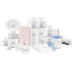 Philips Pompă electrică Natural Motion Advanced + 4 biberoane Natural Response, 5 recipiente VIA, suzetă, tampoane și perie de curățare SCD340/31 00A. 0569.002