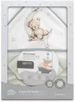 Interbaby Set prosop pentru bebeluși 100x100 cm + bonetă Oso Luna Estrellas Alb/Verde