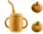 Zopa Cană din silicon 2 în 1 Mustard Yellow