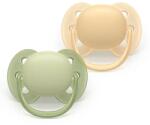 Philips Suzete ortodontice Ultra Soft + cutie de sterilizare (6-18 luni) culori pastelate pentru băieți, 2 buc. 00A. 0665.001