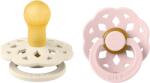BIBS Boheme Suzetă din cauciuc 2 buc. (0-6 luni) Ivory/Blossom 230107