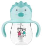 AKUKU Cană pentru copii cu pai și capac 250 ml. Mint