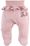 Eevi Pantaloni cu botoșei pentru bebeluși Hearts&Bears Ursuleți roz, 56 cm