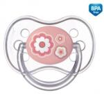 Canpol Suzetă din silicon pentru bebeluși Newborn baby (0-6 luni) roz 22/580_pin