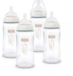 Nuk Set de pornire cu biberoane din sticlă First Choice +, Perfect Start, 4 piese