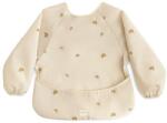 Mushie Bavețică cu mâneci Long Sleeve Bib Rainbows Bavata