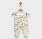 Rainy Pantaloni lungi pentru bebeluși 62-92 cm. Inimioare galbene