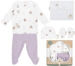 bimbidreams Set de bumbac pentru bebeluși, 5 piese, Happy Days Purple