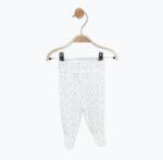Rainy Pantaloni cu botoșei pentru bebeluși cu talie pliabilă, 48-74 cm, Steluțe albastre