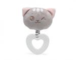 KioKids Jucărie de pluș pentru bebeluși Pisicuță roz 13 cm 3388-8