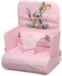 KioKids Scaun de masă pliabil și portabil Iepuraș roz 06396-0 Scaun de masa bebelusi, inaltator