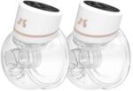 Fraupow Pompă portabilă dublă pentru lapte matern Double Werable Hands-Free Breast Pump