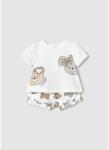 Mayoral Set pentru copii cu pantaloni scurți bej 25-01256-086