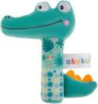 Akuku Jucărie de pluș cu zornăitoare pentru bebeluși Crocodil 0644
