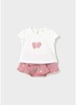 Mayoral Set fustă și tricou pentru fetiță hibiscus 25-01853-014