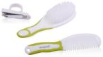 Cangaroo Set pieptene, perie și tăietor de unghii B1879 alb 103622